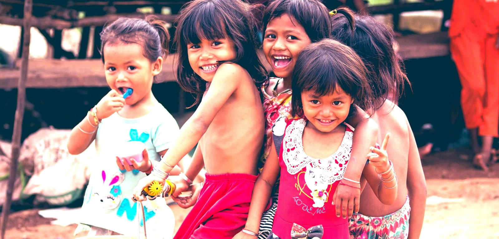 Utsav Foundation community event — children and volunteers together